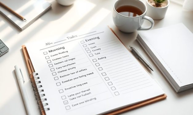 Checklista rutyny rano wieczór: efekty, łączenie składników i najczęstsze błędy